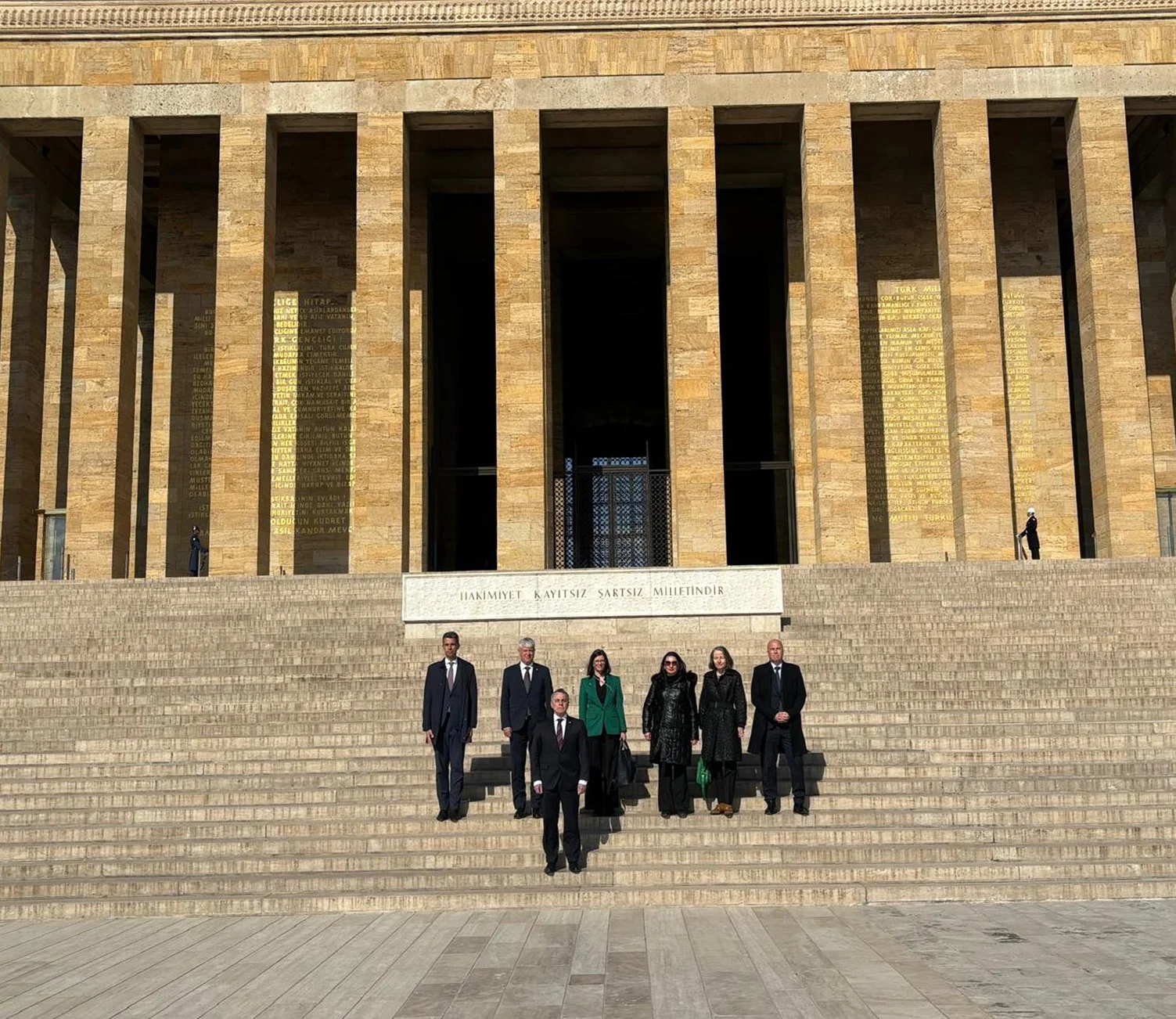 İsviçre heyeti Anıtkabir ziyaretinde